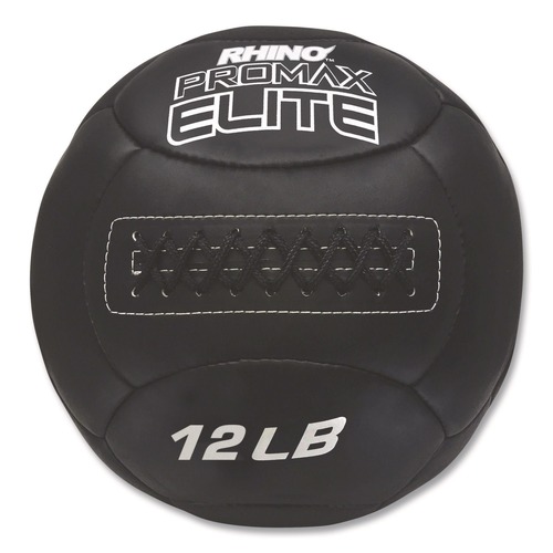 Toys | Champion Sports PRX12 Rhino Promax Elite 12 lbs. Medicine Ball - Black image number 0