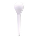 Cutlery | Eco-Products EP-S014 Plantware Compostable Heavyweight Plastic Soup Spoon - White (1000/Carton) image number 1