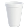 Cutlery | Dart 12J12 12 oz. Foam Drink Cups - White (40 Bags/Carton) image number 1