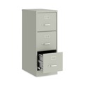 Office Filing Cabinets & Shelves | Alera 26122 15 in. x 22 in. x 40.19 in. Letter-Size 3-Drawer Economy Vertical File - Light Gray image number 3