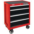 Cabinets | Craftsman CMST22659RB 2000 Series 26 in. 4-Drawer Tool Cabinet - Black/Red image number 1