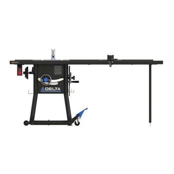 POWER TOOLS | Delta 36-5152T2 15 Amp 52 in. Contractor Table Saw with Cast Extensions