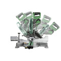 Miter Saws | Hitachi C10FSHC 10 in. Dual Bevel Slide Miter Saw image number 3