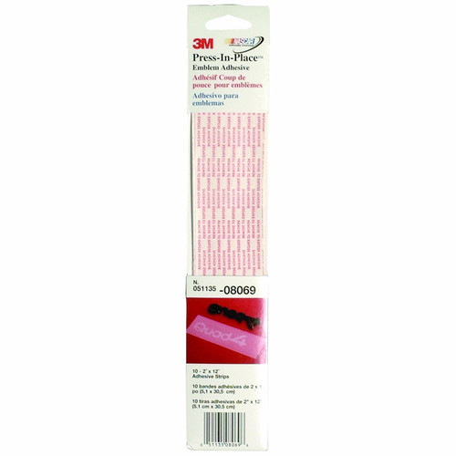  | 3M 8069 Press-In-Place Emblem Adhesive 2 in. x 12 in. image number 0