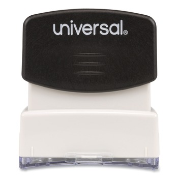 Universal UNV10052 Pre-Inked 1-Color 'ENTERED' Message Stamp - Blue