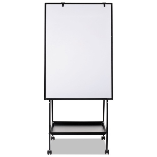  | MasterVision EA49125016 29-1/2 in. x 74.88 White Surface Black Metal Frame Creation Station Dry Erase Board image number 0
