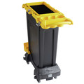 Cleaning Carts | Rubbermaid Commercial 2032954 Slim Jim Single-Stream Cleaning Cart - Yellow image number 2