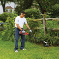 String Trimmers | Black & Decker LST400 20V MAX Cordless Lithium-Ion High-Performance 12 in. Straight Shaft String Trimmer image number 3