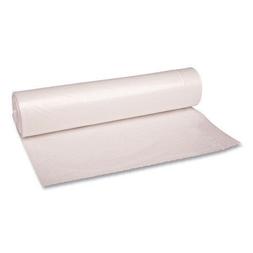 Just Launched | Boardwalk BWK532 43 in. x 47 in. 1.1 mil 56 gal Low Density Repro Can Liners - Clear (100/Carton) image number 0