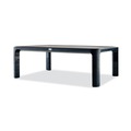 Office Jansan | 3M MS85B 16 in. x 12 in. x 1.75 in. to 5.5 in. 20-lb. Capacity Adjustable Monitor Stand - Black/Silver image number 0
