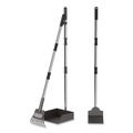 Trash & Waste Bins | Furloo FLO3 37.8 in. Length Dog Pooper Scooper Set with Heavy-Duty Metal Tray, Rake and Spade - Black/Silver image number 0