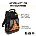 Cases and Bags | Klein Tools 55421BP-14 Tradesman Pro 14 in. Tool Bag Backpack - Black image number 7