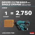 New Year New Savings! Save $25 off $150 | Makita XNB06Z 18V LXT Brushless Lithium-Ion 16-Gauge 2-1/2 in. Cordless Angled Finish Nailer (Tool Only) image number 5