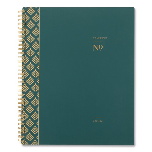 Notebooks & Pads | AT-A-GLANCE 160690012 11 in. x 8.5 in. 12-Month (Jan-Dec 2026) WorkStyle Poly Monthly Planner - Teal Cover image number 0