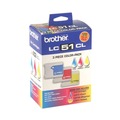Office Jansan | Brother LC513PKS LC513PKS Innobella 400 Page-Yield Ink - Cyan/Magenta/Yellow (3/Pack) image number 0