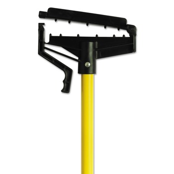 Nexstep Commercial Products 60 in. Quick-Change Fiberglass Mop Handle - Yellow (6/Carton)