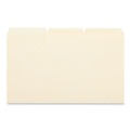  | Universal UNV16123EE 2-Ply 1/3-Cut Assorted Top Tab File Folders - Legal Size, Manila (100/Box) image number 2