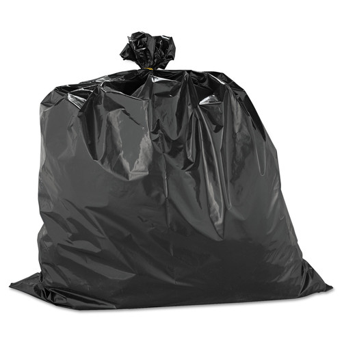 Cleaning & Janitorial Supplies | Warp Bros HB33-60 FLEX-O 33 Gallon Capacity 33 in. x 40 in. Heavyweight Trash Bags - Black (Box of 60 Each) image number 0