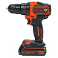 Drill Drivers | Black & Decker BDCDD220C 20V MAX Lithium-Ion 2-Speed 3/8 in. Cordless Drill Driver Kit (1.5 Ah) image number 1