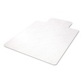 Office Chair Mats | Deflecto CM21112 EconoMat 36 in. x 48 in. Lipped Flat Packed All Day Use Chair Mat for Hard Floors - Clear image number 0