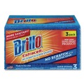 Sponges & Scrubbers | Brillo 21034 Estracell 4.5 in. x 2.75 in. No-Scratch Kitchen Sponges - Blue (8/Carton) image number 1