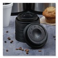 Cutlery | Dart 16ELBLK Cappuccino Dome Sipper Lids Fits 12 oz. to 24 oz. Hot Cups - Black (1000/Carton) image number 6
