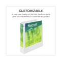 Office Jansan | Samsill 18967 11 in. x 8.5 in. 3 Rings 2 in. Capacity Earth's Choice Plant-Based Round Ring View Binder - White image number 4