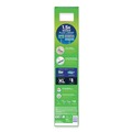 Cleaning Cloths | Swiffer 80337555 16.5 in. x 9 in. Cloth Head 46 in. Aluminum/Plastic Handle Sweeper Mop - White Head/Green/Silver Handle image number 1