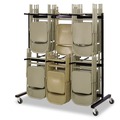  | Safco 4199BL Two-Tier Chair Cart, 64-1/2w X 33-1/2d X 70-1/4h, Black image number 0