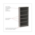  | Alera ALEVA636632GY 31.75 in. x 14 in. x 64.75 in. Valencia Series 5 Shelf Bookcase image number 4