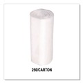 Trash Bags | GEN NR334016 NK 33 in. x 40 in. 33 gallon 16 mic High Density Can Liners - Natural (250/Carton) image number 1