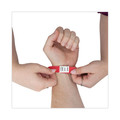 Bulk Savings Pricing 3 | Advantus 75510 9.75 in. x 0.75 in. Sequentially Numbered Crowd Management Wristbands - Red (500/Pack) image number 4