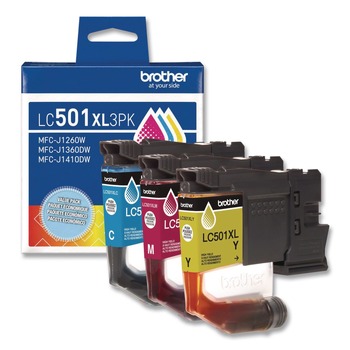 Brother 500 Page-Yield High-Yield Ink - Cyan/Magenta/Yellow (3/Pack)