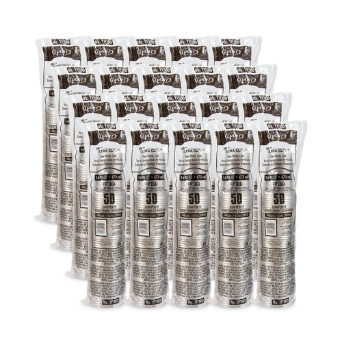  | Dart TP16D 50-Piece/Pack Ultra Clear 16 oz. Squat PET Cups image number 0