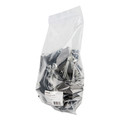 Universal UNV10220VP Binder Clips in Zip-Seal Bag - Large, Black/Silver (36/Pack) image number 3