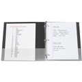 Office Jansan | Avery 27650 11 in. x 8.5 in. 3 in. Capacity 3 Rings Durable Non-View Binder with DuraHinge and Slant Rings - Black image number 2