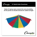  | Champion Sports NP12 12 ft. dia. 12 Handles Nylon Multicolor Parachute image number 2