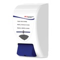 Cleaning & Janitorial Supplies | SC Johnson SHW2LDP 6.4 in. x 5.7 in. x 11.5 in. 2 L Cleanse Hand, Hair and Body Dispenser - White/Blue (8/Carton) image number 1