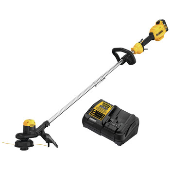 TRIMMERS | Dewalt DCST925M1 20V MAX 13 in. String Trimmer with Charger and 4.0 Ah Battery