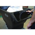 Trash Cans | Rubbermaid Commercial FG101300BLA 151 Gallon 1000 lbs. Capacity Plastic Structural Foam Tilt Truck - Black image number 7