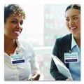 Label & Badge Holders | Avery 74461 3.5 in. x 2.25 in. Top Load Clip-Style Badge Holder with Laser/Inkjet Insert - White (100/Box) image number 6
