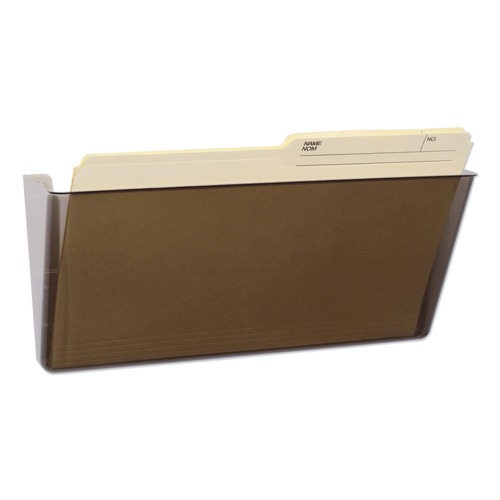 Office Jansan | Storex 70326U06C 16 in. x 4 in. x 7 in. Unbreakable Magnetic Wall Legal/Letter File - Smoke image number 0