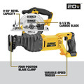 Combo Kits | Dewalt DCK940D2 20V MAX Brushed Lithium-Ion Cordless 9-Tool Combo Kit with 2 Batteries (2 Ah) image number 12