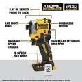 Combo Kits | Factory Reconditioned Dewalt DCK2051D2R 20V MAX XR 1/2 in. Cordless Drill Driver and 20V MAX ATOMIC 1/4 in. Cordless Impact Driver Combo Kit (2 Ah) image number 3
