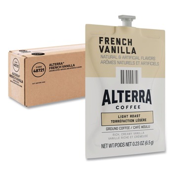 FLAVIA 48721 Alterra French Vanilla Coffee Freshpack (40/Carton)