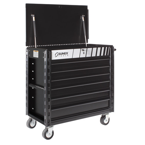 Tool Carts | Sunex 8057XT Full Drawer Professional Service Cart with Textured Finish image number 0