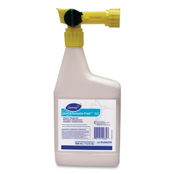 Suma 32 oz. Spray Bottle Dumpster Fresh Cleaner/Deodizer - Floral (4/Carton)
