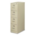  | Alera 25472 15 in. x 25 in. x 52 in. 4-Drawers Economy Vertical File - Letter, Putty image number 1