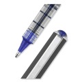Office Jansan | uni-ball 70129 Bold 1 mm Stick VISION Roller Ball Pen - Blue Ink, Black/Blue/Clear Barrel (1 Dozen) image number 3