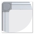 Office & Office Supplies | MasterVision MA2100790 96 in. x 48 in. Earth Silver Easy Clean Dry Erase Boards - White/Silver image number 3